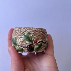 Yankee Candle Christmas Greenery Winter Tealight Holder Small Festive Winter